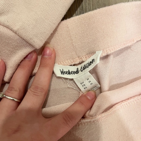 Weekend Edition Pink and Grey Lounge Set, Sweatshirt & Joggers Set - Picture 9 of 9